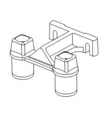 Кронштейн верхний Grundfos UGRH/IGRH Kit DN200-DN600 96892798