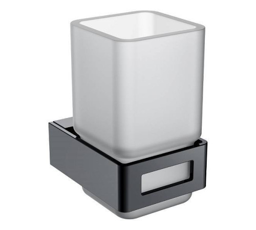 Стакан для зубных щеток подвесной Boheme Q антрацит 10944-SGM