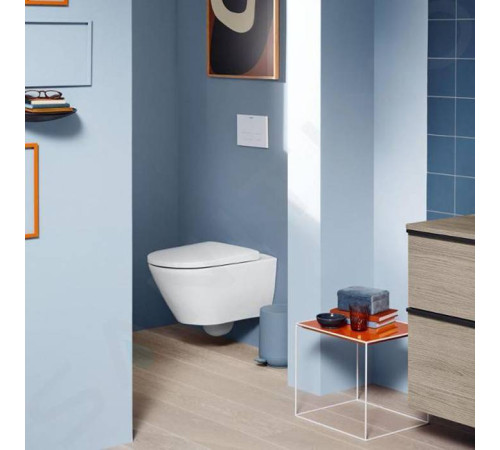 Унитаз подвесной Duravit D-Neo 37x54 см безободковый с сиденьем белый 45770900A1