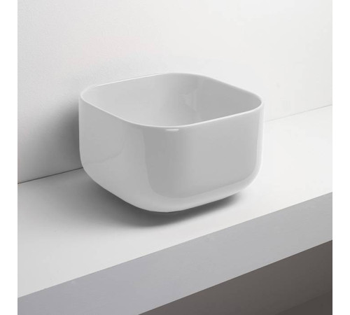 Раковина накладная Simas Balloon 40x40x25 см белая BA04bi