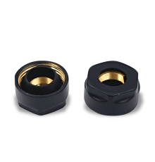 Комплект резьбовых соединений Primoclima Armature для медной трубы 15 мм x 3/4 черный матовый PCS15BMB