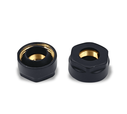 Комплект резьбовых соединений Primoclima Armature для медной трубы 15 мм x 3/4 черный матовый PCS15BMB