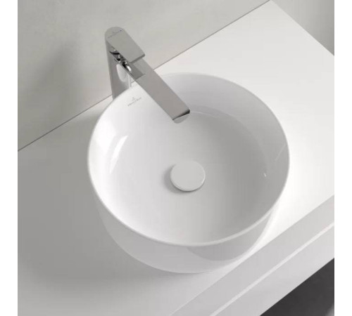 Раковина накладная Villeroy & Boch Collaro 400х400 мм TitanCeram 4A184001