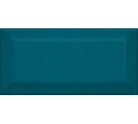 Плитка настенная Kerama Marazzi Клемансо бирюзовый грань 7.4x15 см 16057