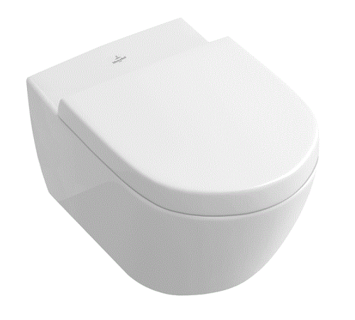 Унитаз подвесной Villeroy & Boch Subway 2.0 DirectFlush с сиденьем микролифт 5614R001/9M78S101