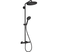 Душевая система с термостатом hansgrohe Croma Select S 280 1jet матовый черный 26890670