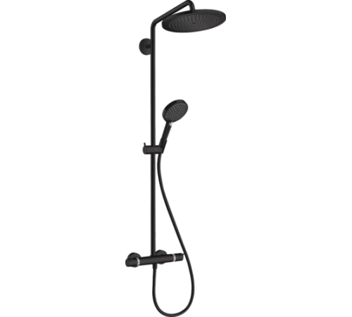 Душевая система с термостатом hansgrohe Croma Select S 280 1jet матовый черный 26890670