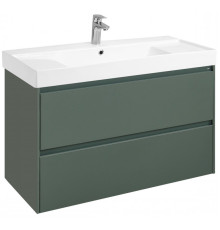 Тумба под раковину Roca Ona 1000 мм 2 ящика зеленый матовый A857616513