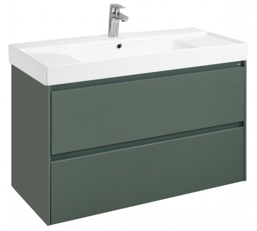 Тумба под раковину Roca Ona 1000 мм 2 ящика зеленый матовый A857616513