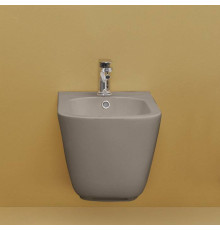 Биде подвесное Kerasan Tribeca 54х35 см с креплением WB9N Nocciola 512581