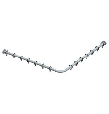 Набор штанг для душевой занавески Keuco Plan 1200х1200 мм хром 14939 011200