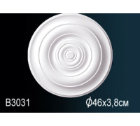 Розетка потолочная Perfect полиуретановая гладкая 400 мм B3031