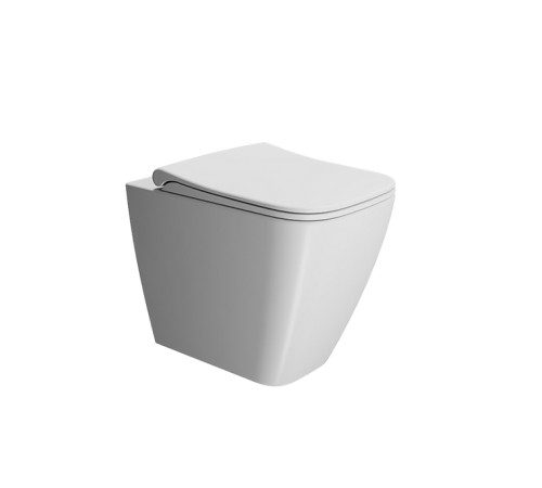 Сиденье для унитаза GSI Nubes Soft Close белое матовое MS96C09