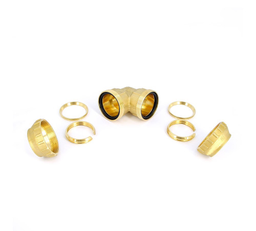 Угол обжимной Tiemme 25х25 мм для ПНД труб 3400012