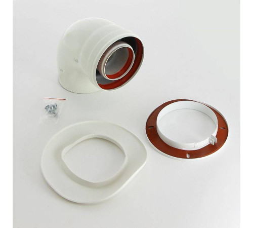 Отвод коаксиальный BAXI 60/100 мм 90° для котлов ECO Nova / Classic 71410141