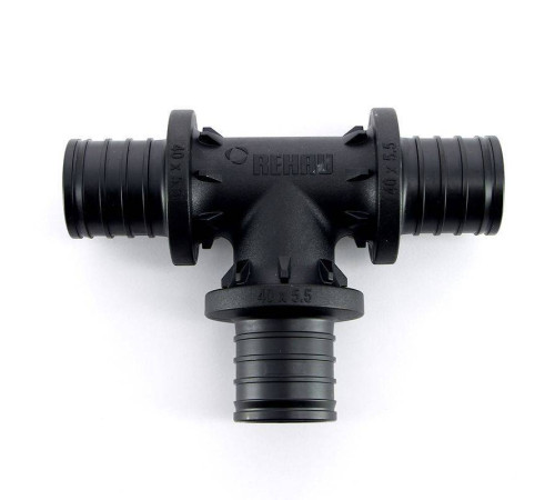 Тройник надвижной REHAU RAUTITAN PX 40 мм PPSU 1160035
