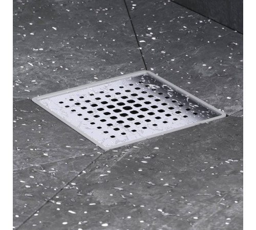 Трап для душа точечный AM.PM MasterFlow Point Cut Gradient 10 см матовая сталь W01BD-P11-010-01SB