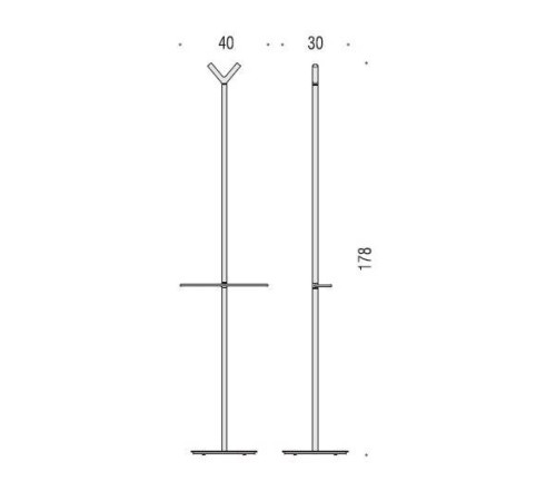 Стойка-вешалка напольная Colombo Design Planets 178 см с полотенцедержателем B9804.CR