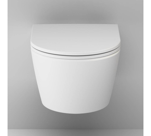 Унитаз подвесной AM.PM Func FlashClean с сиденьем микролифт матовый C8F1700MWSC
