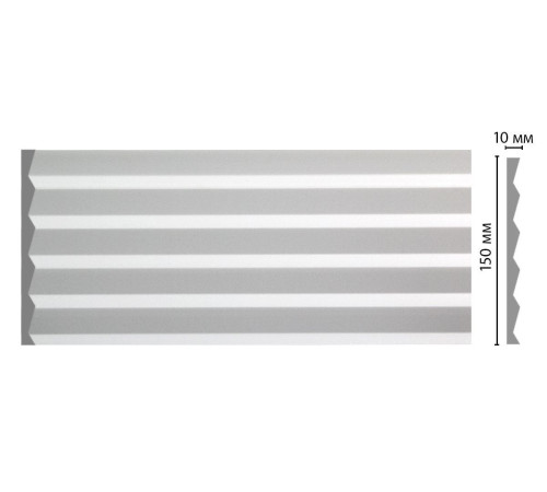 Панель стеновая DECOMASTER D301 ДМ 10х150х2000 мм D301 ДМ
