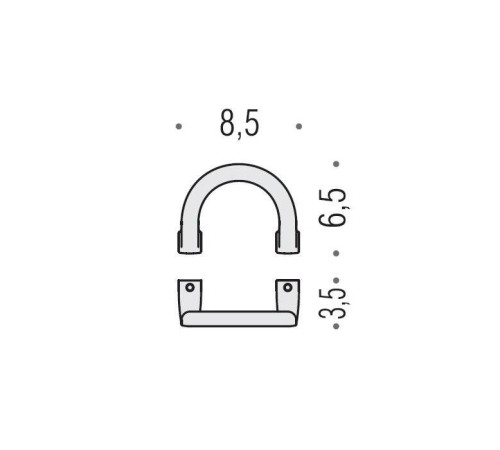 Крючок Colombo Design Lulu LC47 хром BLC47.CR