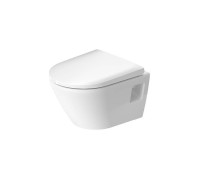 Унитаз подвесной Duravit D-Neo 37x48 см безободковый белый 2587090000