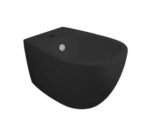Биде подвесное Simas Vignoni 56х36.5 см 1 отверстие черный матовый VI19 nero matt