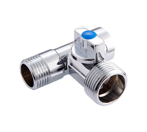 Кран-тройник запорный General Fittings Premium 1/2x3/4x1/2 ВНН PN 10 BV.462.040504