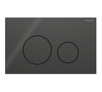 Клавиша смыва Geberit Sigma40 для двойного смыва круглая черный 115.628.SJ.1