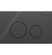 Клавиша смыва Geberit Sigma40 для двойного смыва круглая черный 115.628.SJ.1