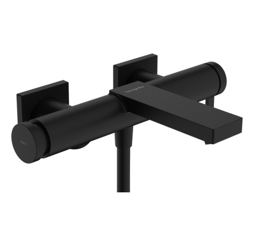 Смеситель для ванны hansgrohe Tecturis E однорычажный черный матовый 73420670