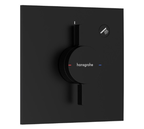 Смеситель для 1 потребителя hansgrohe DuoTurn E внешняя часть черный матовый 75617670