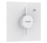 Смеситель для душа Hansgrohe DuoTurn E на 1 потребителя внешняя часть белый матовый 75617700