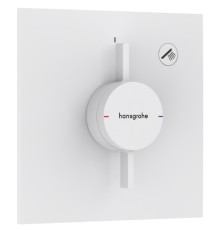 Смеситель для душа Hansgrohe DuoTurn E на 1 потребителя внешняя часть белый матовый 75617700