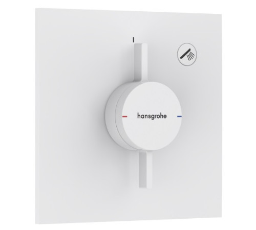 Смеситель для душа Hansgrohe DuoTurn E на 1 потребителя внешняя часть белый матовый 75617700