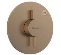 Смеситель для душа Hansgrohe DuoTurn S на 1 потребителя внешняя часть бронза 75618140