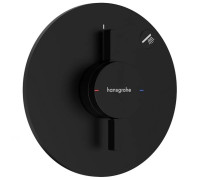 Смеситель для душа Hansgrohe DuoTurn S на 1 потребителя внешняя часть черный матовый 75618670