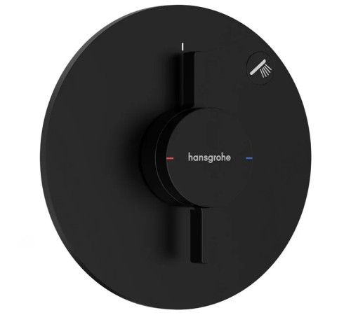 Смеситель для душа Hansgrohe DuoTurn S на 1 потребителя внешняя часть черный матовый 75618670
