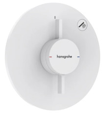 Смеситель для душа Hansgrohe DuoTurn S на 1 потребителя внешняя часть белый матовый 75618700