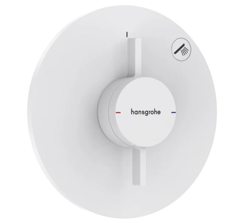 Смеситель для душа Hansgrohe DuoTurn S на 1 потребителя внешняя часть белый матовый 75618700