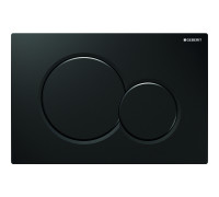 Смывная клавиша Geberit Sigma01 двойной смыв пластик черная 115.770.DW.5