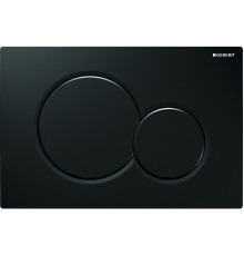 Смывная клавиша Geberit Sigma01 двойной смыв пластик черная 115.770.DW.5