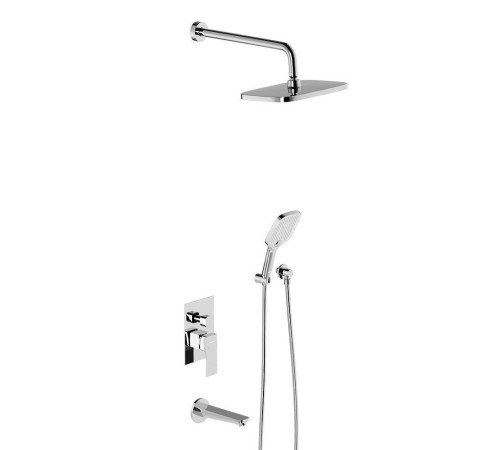 Встраиваемая душевая система AM.PM Gala со смесителем и изливом 953510000