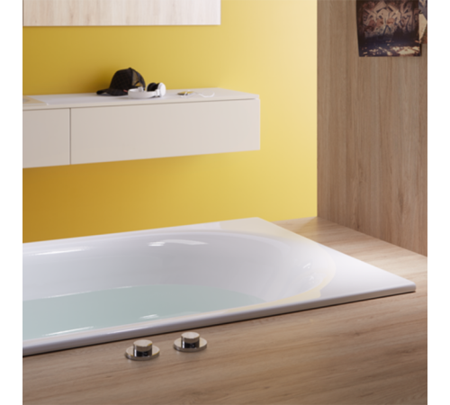 Ванна Bette Comodo 170х75х45 см с шумоизоляцией и антислипом Sense белая 1250-000 AS