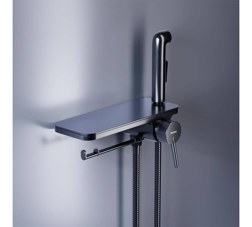 Смеситель встраиваемый AM.PM Jupiter с гигиеническим душем и полкой 773500301