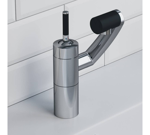 Смеситель для раковины Damixa Arc хром/черный 290217464