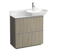 Тумба под раковину напольная Laufen INO 77x35x78 см 2 ящика светлый вяз 4.0300.2.110.262.1/8.1330.1.000.104.1