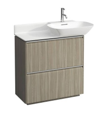 Тумба под раковину напольная Laufen INO 77x35x78 см 2 ящика светлый вяз 4.0300.2.110.262.1/8.1330.1.000.104.1