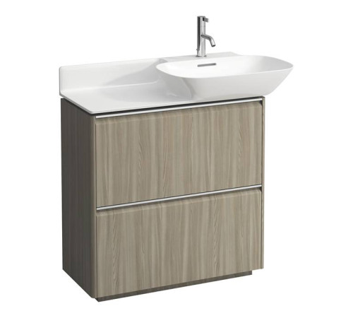 Тумба под раковину напольная Laufen INO 77x35x78 см 2 ящика светлый вяз 4.0300.2.110.262.1/8.1330.1.000.104.1
