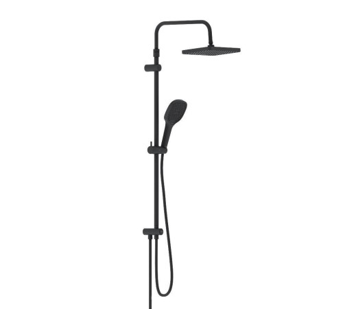 Душевая система Damixa Merkur черный матовый 940000300